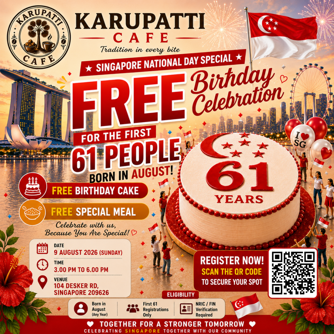 SG61 Event Poster